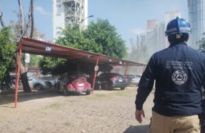 Evacuan empresa Indorama en zona industrial Benito Juárez