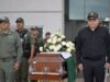 Homenaje fúnebre a oficial caído en San Luis Potosí