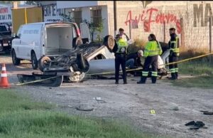 FALLECE CONDUCTOR EN VOLCADURA EN LA CARRETERA 57