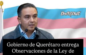 Entrega Gobierno observaciones sobre la Ley de Identidad de Género a la Legislatura