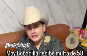Moy Bobadilla recibe multa de 58 mil pesos por canciones bélicas en SJR