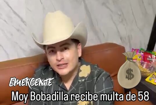 Moy Bobadilla recibe multa de 58 mil pesos por canciones bélicas en SJR