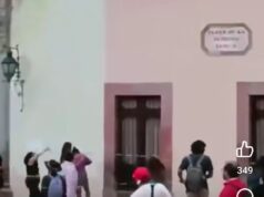 Entregarán informe a la autoridad por pintas a Palacio de Gobierno