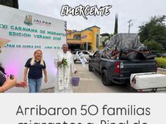 Caravana Migrante arriba a Pinal de Amoles con 50 familias
