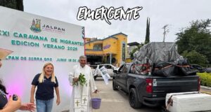 Caravana Migrante arriba a Pinal de Amoles con 50 familias