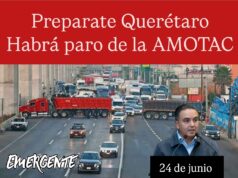 ANUNCIAN PARO AMOTAC EL 24 DE JUNIO EN QUERÉTARO