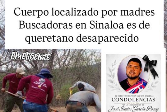 LOCALIZAN A QUERETANO EN CONCORDIA SINALOA