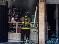 Lesionado en incendio en el centro de San Juan del Río