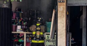 Lesionado en incendio en el centro de San Juan del Río
