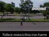 Fallece motociclista en accidente sobre Paseo de la República
