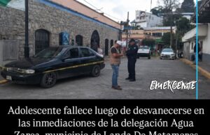 Muere adolescente tras desvanecerse en Landa de Matamoros