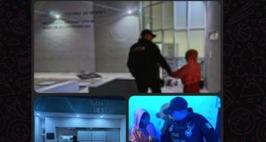 Policías resguardan a niña en situación vulnerable en la capital de Querétaro
