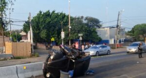 Fallece mujer en choque automovilístico en 5 de Febrero