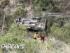 Rescatan cuerpo del barranco en Cadereyta