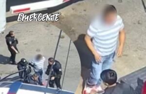 Sancionan a conductor por tirar basura en la capital de Querétaro
