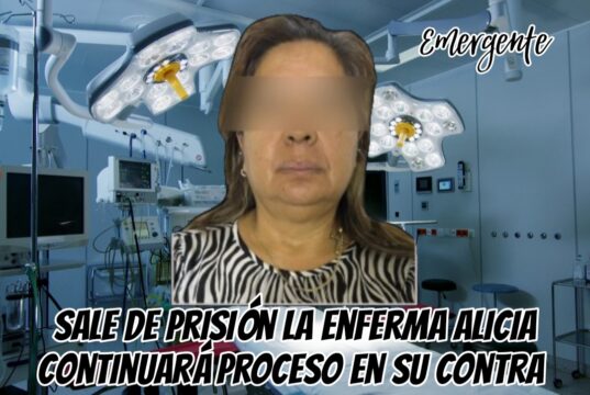 Sale de prisión la enfermera Alicia N. Pero continuará con proceso legal