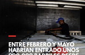 CUBA RECIBE GALONES DE GASOLINA DE EEUU