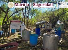 Localizan narcolaboratorio en Las Tinajas, Sinaloa