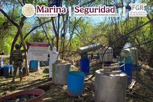 Localizan narcolaboratorio en Las Tinajas, Sinaloa