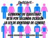 Gobierno de Querétaro veta por segunda ocasión la Ley de Identidad de Género