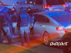 Mujer en auto robado es detenida en Persecución policial en Centro Sur