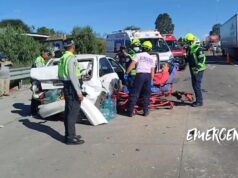 Carambola entre nueve vehículos deja cinco lesionados en la México-Querétaro