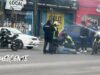 Choque entre camioneta y motociclista deja un lesionado en Paseo Central SJR