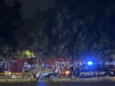 Muere joven en volcadura en Av constituyentes