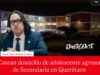 Catean domicilio de adolescente agresor de secundaria en Querétaro